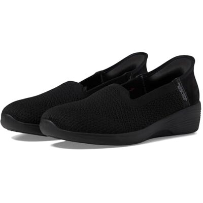 158873-BBK Skechers Modern Comfort Women's Women's Arya-Sweet Voice Hands Free Slip-Ins Loafer Flat, Black, 11 158873-BBK Skechers Modern Comfort Women's Women's Arya-Sweet Voice Hands Free Slip-Ins Loafer Flat, Black, 11