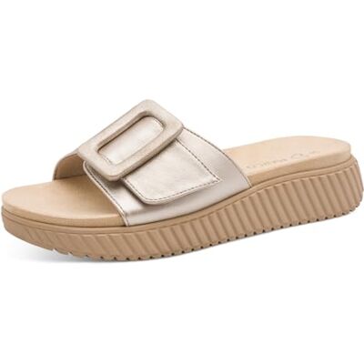 2-27505-46 Marco Tozzi Pantolette damskie Mule, platyna, 44 UK 2-27505-46 Marco Tozzi Pantolette damskie Mule, platyna, 44 UK