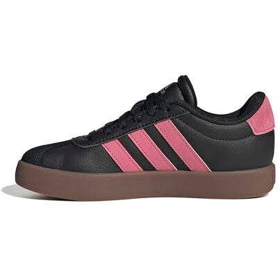 Adidas Uniseks dzieci Vl Court 3.0 Kids Shoes, core black/pink fusion/GUM5, 36 2/3 EU Adidas Uniseks dzieci Vl Court 3.0 Kids Shoes, core black/pink fusion/GUM5, 36 2/3 EU