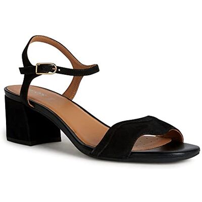 D35RNB000TU Geox Sandały dziewczęce D New Eraklia 50, czarny, 36 EU D35RNB000TU Geox Sandały dziewczęce D New Eraklia 50, czarny, 36 EU