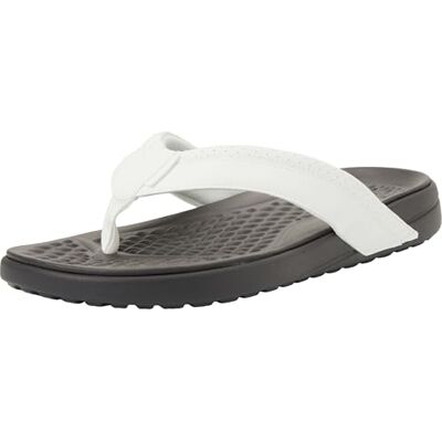 212036 Crocs Męskie klapki Yukon Surf, czarny piasek/biały, 48 EU, Czarny piasek biały, 11 UK 212036 Crocs Męskie klapki Yukon Surf, czarny piasek/biały, 48 EU, Czarny piasek biały, 11 UK