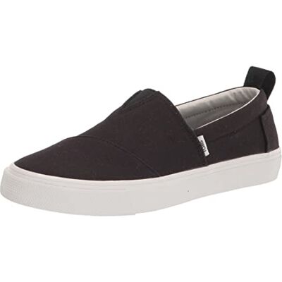 10019578 TOMS Chłopiec Alpargata Fenix Majtki na podeszwie mokasyn, czarny, 22 EU 10019578 TOMS Chłopiec Alpargata Fenix Majtki na podeszwie mokasyn, czarny, 22 EU