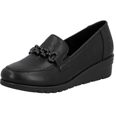 L5361-00 Rieker Loafer damskie L5361, czarny, 39 EU L5361-00 Rieker Loafer damskie L5361, czarny, 39 EU
