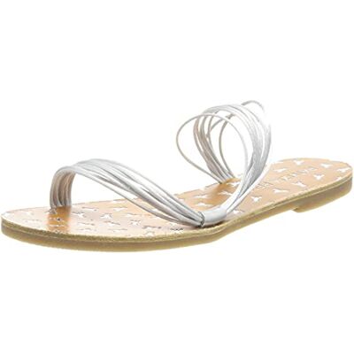 PPJ75 Patrizia Pepe Kids Damskie sandały .30, srebrny Silver 36 EU PPJ75 Patrizia Pepe Kids Damskie sandały .30, srebrny Silver 36 EU