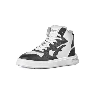UB10109 U-Power Urban Lifestyle Hunter Miękkie skórzane buty sportowe i na co dzień. Wysokie trampki z antypoślizgową podeszwą z wkładką Infinergy, idealne do codziennego użytku., biały, czarny, 47 EU UB10109 U-Power Urban Lifestyle Hunter Miękkie skórzane buty sportowe i na co dzień. Wysokie trampki z antypoślizgową podeszwą z wkładką Infinergy, idealne do codziennego użytku., biały, czarny, 47 EU