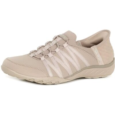 100593-TPE Skechers Breathe Easy-Roll with Me Damskie sneakersy, brązowy (taupe), 36 EU 100593-TPE Skechers Breathe Easy-Roll with Me Damskie sneakersy, brązowy (taupe), 36 EU