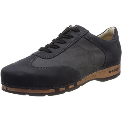 20750 Woody Męskie buty drewniane Sam, Nero-Grigio, 47 EU, NERO GRIGIO, 47 EU 20750 Woody Męskie buty drewniane Sam, Nero-Grigio, 47 EU, NERO GRIGIO, 47 EU