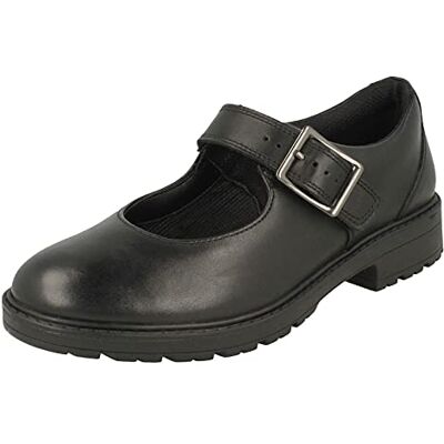 26161172 Clarks Loxham Walk Y Childrens Black Leather, 4 26161172 Clarks Loxham Walk Y Childrens Black Leather, 4