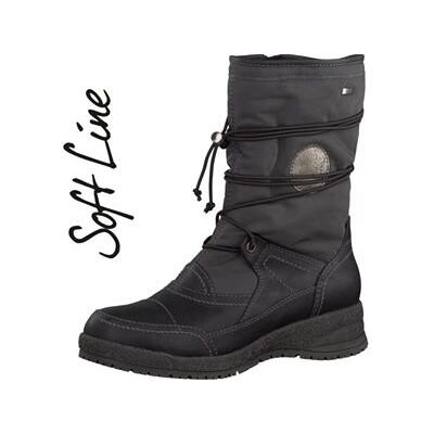 8-8-26463-23 001_Black 1 Softline 26463 damskie buty zimowe z ciepłą wyściółką, Czarny Black 1, 38 EU X-Weit 8-8-26463-23 001_Black 1 Softline 26463 damskie buty zimowe z ciepłą wyściółką, Czarny Black 1, 38 EU X-Weit