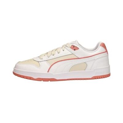 386373 PUMA Rbd Game Low, męskie sneakersy, Alpine Snow PUMA Biały Różowy Owoc, 47 EU 386373 PUMA Rbd Game Low, męskie sneakersy, Alpine Snow PUMA Biały Różowy Owoc, 47 EU
