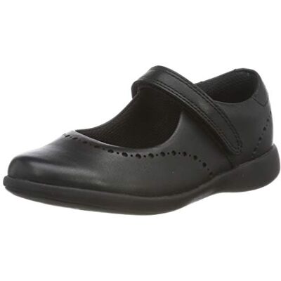 261431017_Black Leather Clarks Dziewczęce Etch Craft K baleriny, Czarna czarna skóra czarna skóra 29.5 EU 261431017_Black Leather Clarks Dziewczęce Etch Craft K baleriny, Czarna czarna skóra czarna skóra 29.5 EU