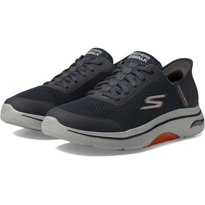 216602WW Skechers Męskie szerokie, bez użycia rąk wsuwane Go Walk Arch FIT 2.0 Simplicity 2 Sneaker, grafitowe i pomarańczowe tkaniny/syntetyk, 37 EU, Węgiel drzewny i pomarańczowy materiał syntetyczny, 40 EU 216602WW Skechers Męskie szerokie, bez użycia rąk wsuwane Go Walk Arch FIT 2.0 Simplicity 2 Sneaker, grafitowe i pomarańczowe tkaniny/syntetyk, 37 EU, Węgiel drzewny i pomarańczowy materiał syntetyczny, 40 EU