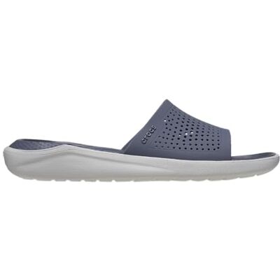 205183 Crocs Uniseks Literide Slide Klapki, Szary/Niebieski, 36/37 EU 205183 Crocs Uniseks Literide Slide Klapki, Szary/Niebieski, 36/37 EU