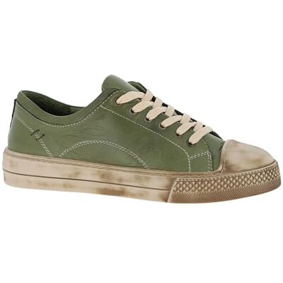 0067101 Andrea Conti Sneakersy damskie, Krem oliwkowy, zużyty, 37 EU 0067101 Andrea Conti Sneakersy damskie, Krem oliwkowy, zużyty, 37 EU