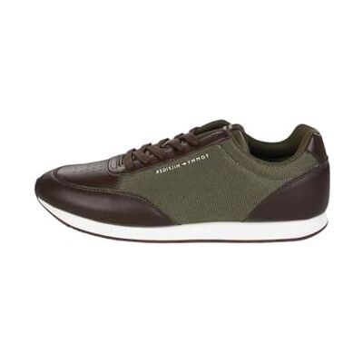 FM0FM05284 Tommy Hilfiger Męskie trampki LO Runner Mix () Low Top, brązowe (Cocoa), 39 EU, Brązowe kakao, 40 EU FM0FM05284 Tommy Hilfiger Męskie trampki LO Runner Mix () Low Top, brązowe (Cocoa), 39 EU, Brązowe kakao, 40 EU