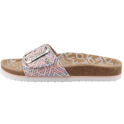 5390340033 TOM TAILOR Damskie sandały przesuwne, Blue Multi, 37 EU 5390340033 TOM TAILOR Damskie sandały przesuwne, Blue Multi, 37 EU