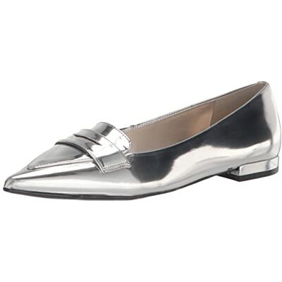 wnLALLIN3 NINE WEST Baleriny damskie Lallin, Srebro 040, 41 EU wnLALLIN3 NINE WEST Baleriny damskie Lallin, Srebro 040, 41 EU