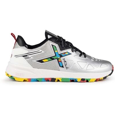 JINJIN785 Munich Drag, Trampki Unisex Dorosły, Srebrny, 44 EU, Srebrny, 44 EU JINJIN785 Munich Drag, Trampki Unisex Dorosły, Srebrny, 44 EU, Srebrny, 44 EU