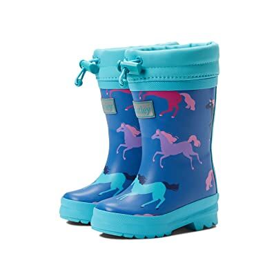 F22FHK1569 Hatley Sherpa Lined Printed Wellington Rain Boots Gummistiefel, Deszczowa łódź Dziewczyny, Prancing Horses, 21 EU F22FHK1569 Hatley Sherpa Lined Printed Wellington Rain Boots Gummistiefel, Deszczowa łódź Dziewczyny, Prancing Horses, 21 EU