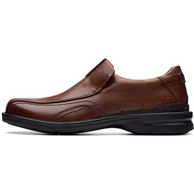 26171776 Clarks Men's Gessler Step Loafer, Dark Tan Leather, 15 26171776 Clarks Men's Gessler Step Loafer, Dark Tan Leather, 15