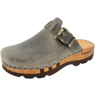 6911 Woody Męskie buty drewniane Lukas, szare, 48 EU, szary, 48 EU 6911 Woody Męskie buty drewniane Lukas, szare, 48 EU, szary, 48 EU