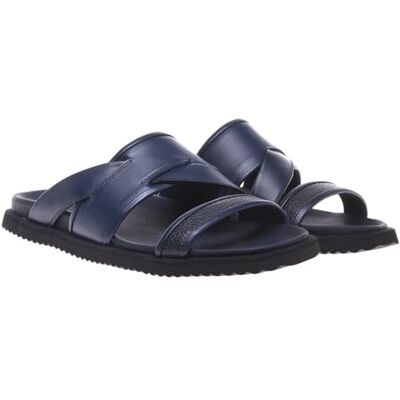 U5E221P1VITE1560 Sandały Calfskin Dark Blue U5E221P1VITE1560 Sandały Calfskin Dark Blue