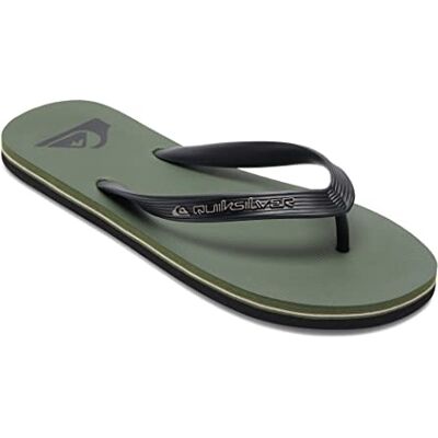 AQYL101325-gvj1 Quiksilver MOLOKAI klapki męskie, zielony 1., 42 EU AQYL101325-gvj1 Quiksilver MOLOKAI klapki męskie, zielony 1., 42 EU