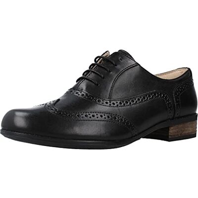 Hamble Oak-Black Leather Clarks Hamble Oak Derby Kobiety Hamble Oak-Black Leather Clarks Hamble Oak Derby Kobiety