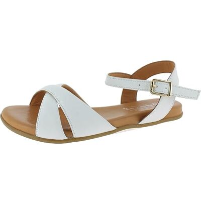 0455902 Andrea Conti Damskie sandały Sandalette, biały, 40.5 EU 0455902 Andrea Conti Damskie sandały Sandalette, biały, 40.5 EU