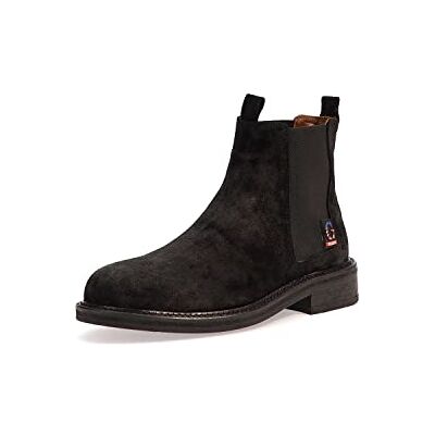 FM8ARCSUE10BLACK Guess Europe SAGL Męskie trampki Chelsea Bogen, czarne, 45 EU, czarny, 45 EU FM8ARCSUE10BLACK Guess Europe SAGL Męskie trampki Chelsea Bogen, czarne, 45 EU, czarny, 45 EU