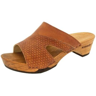 18252 Woody Damskie buty drewniane Fiona, brązowy szafirowy, 42 EU, Saforbraun, 42 EU 18252 Woody Damskie buty drewniane Fiona, brązowy szafirowy, 42 EU, Saforbraun, 42 EU