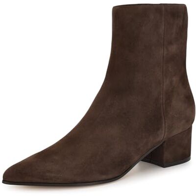 wnMARIBU NINE WEST Damskie botki Maribu, Ciemnobrązowy zamsz 200, 37.5 EU wnMARIBU NINE WEST Damskie botki Maribu, Ciemnobrązowy zamsz 200, 37.5 EU