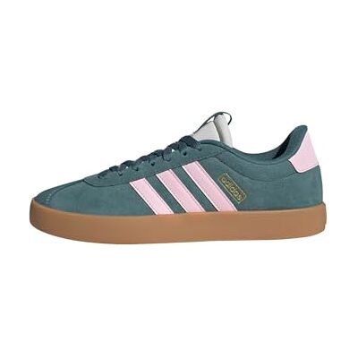 NIZ88 adidas Kobiety Vl Court 3.0 Shoes, Preloved Teal/Clear Pink/Gold Metallic, 36 2/3 EU NIZ88 adidas Kobiety Vl Court 3.0 Shoes, Preloved Teal/Clear Pink/Gold Metallic, 36 2/3 EU