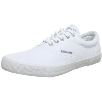 12064415 Jack & Jones , modne trampki męskie, Wielokolorowy Optical White, 41 EU 12064415 Jack & Jones , modne trampki męskie, Wielokolorowy Optical White, 41 EU