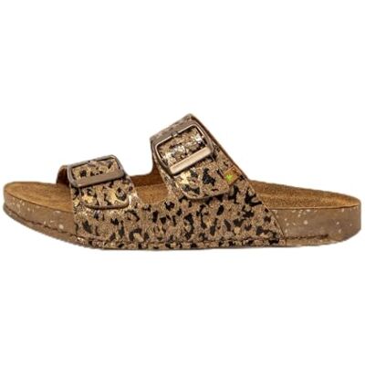 N5797 El Naturalista Unisex Balancepłaskie sandały, złoto (Gold Leopard), 42 EU szeroki N5797 El Naturalista Unisex Balancepłaskie sandały, złoto (Gold Leopard), 42 EU szeroki