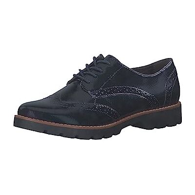 8-8-23760-21-844-36 Jana Damskie buty sznurowane Oxford, lakierowane, szerokość H, wiele szerokości, Navy Met Comb, 36 EU 8-8-23760-21-844-36 Jana Damskie buty sznurowane Oxford, lakierowane, szerokość H, wiele szerokości, Navy Met Comb, 36 EU