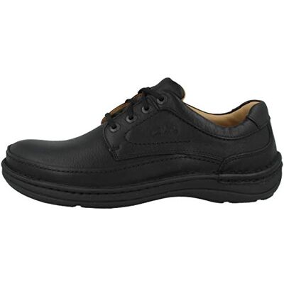 20339005 Clarks Nature Three Derby Skórzane Półbuty Sznurowane Męskie, Czarny, 42 EU 20339005 Clarks Nature Three Derby Skórzane Półbuty Sznurowane Męskie, Czarny, 42 EU