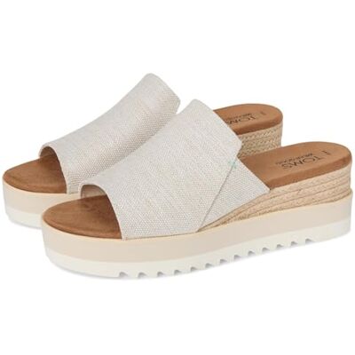 10019756 TOMS Damskie sandały Diana Mule, naturalny, 37.5 EU 10019756 TOMS Damskie sandały Diana Mule, naturalny, 37.5 EU