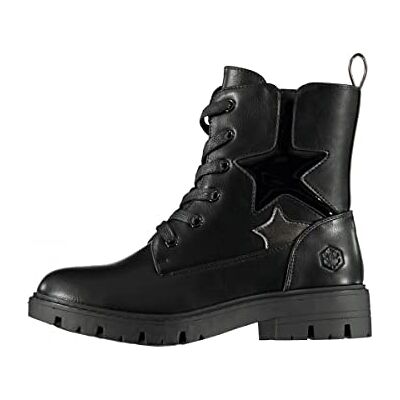 SG92301-005X73CB001 Lumberjack Layla Oxford Boot, czarne, 10 UK Child, Czarny, 10 UK Child SG92301-005X73CB001 Lumberjack Layla Oxford Boot, czarne, 10 UK Child, Czarny, 10 UK Child