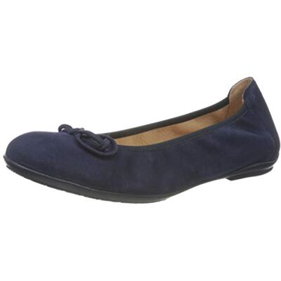 3500-1111 Richter Kinderschuhe Baleriny dziewczęce Yvonne, niebieski Atlantic 32 EU 3500-1111 Richter Kinderschuhe Baleriny dziewczęce Yvonne, niebieski Atlantic 32 EU