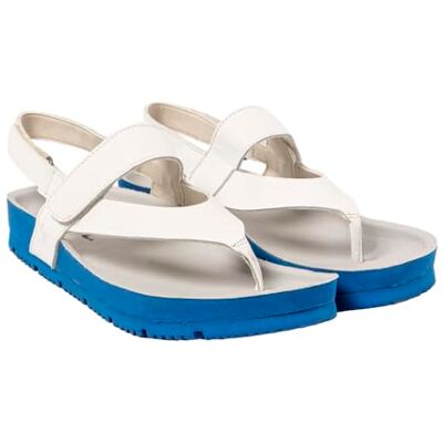 1625 ART Unisex Bordowy, Sandały Dorosły, Nappa Biały Niebieski, 45 EU 1625 ART Unisex Bordowy, Sandały Dorosły, Nappa Biały Niebieski, 45 EU