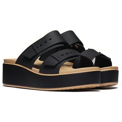 212408 Crocs Damskie sandały Brooklyn Buckle Matte Wrap Low Wedge Sandal, czarny/nerkowiec, 44 UK, Czarny nerkowiec, 42/43 EU 212408 Crocs Damskie sandały Brooklyn Buckle Matte Wrap Low Wedge Sandal, czarny/nerkowiec, 44 UK, Czarny nerkowiec, 42/43 EU