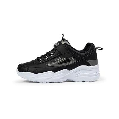 FFK0268 FILA Skye V Kids Sneaker, Black-Gun Metal, 30 EU, Black Gun Metal, 30 EU FFK0268 FILA Skye V Kids Sneaker, Black-Gun Metal, 30 EU, Black Gun Metal, 30 EU