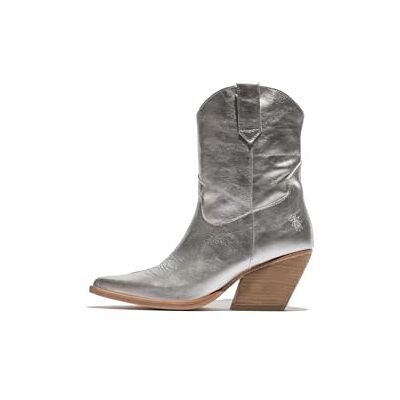 Wofy093fly Fly London Damskie buty Western Boot, srebrne, 40 UK, Srebrny, 41 EU Wofy093fly Fly London Damskie buty Western Boot, srebrne, 40 UK, Srebrny, 41 EU