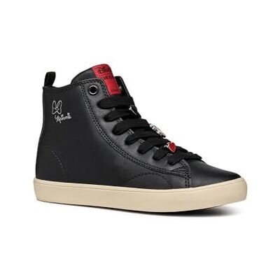 J464NH000BC Geox J Gisli Girl H, Trampki Dziewczyny, czarny, 33 EU J464NH000BC Geox J Gisli Girl H, Trampki Dziewczyny, czarny, 33 EU