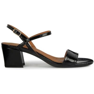 D45RNB000FM Geox Damskie sandały D New ERAKLIA 50 Heeled Sandal, czarne, rozmiar 38,5 EU, czarny, 38.5 EU D45RNB000FM Geox Damskie sandały D New ERAKLIA 50 Heeled Sandal, czarne, rozmiar 38,5 EU, czarny, 38.5 EU