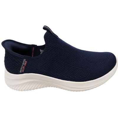 Skechers ULTRA FLEX 3.0-EASY WIN Damskie Trampki Marine/Szary/Różowe Skechers ULTRA FLEX 3.0-EASY WIN Damskie Trampki Marine/Szary/Różowe