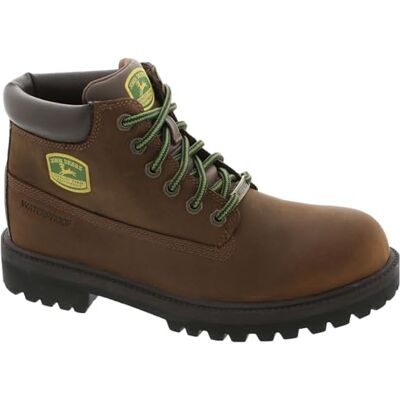 256000 Skechers Męskie x John Deere -SERGEANTS DOZER, Brązowe skórzane wykończenie, 46 EU 256000 Skechers Męskie x John Deere -SERGEANTS DOZER, Brązowe skórzane wykończenie, 46 EU