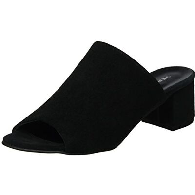 10174619_Black Vero Moda Vmsila Leather Mule sandały damskie, czarny czarny Black 36 EU 10174619_Black Vero Moda Vmsila Leather Mule sandały damskie, czarny czarny Black 36 EU