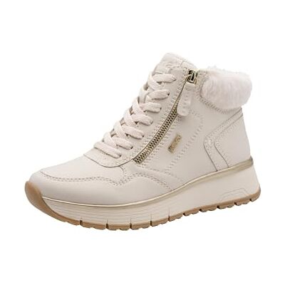 8-26268-45 Jana Damskie buty Lace Boot Flat Tex + wegańskie modne kozaki, kość słoniowa, 42 EU, kość słoniowa, 42 EU 8-26268-45 Jana Damskie buty Lace Boot Flat Tex + wegańskie modne kozaki, kość słoniowa, 42 EU, kość słoniowa, 42 EU